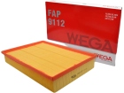 Filtro de Ar do Motor WEGA para - Cod. FAP9112