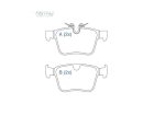 Pastilha de Freio Traseira WILLTEC para Volvo XC60 2.0 2019 até 2023 - Cod. FP265