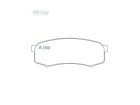 Pastilha de Freio Traseira WILLTEC para Toyota Land Cruiser Prado 3.0 2004 até 2010 - Cod. FP611