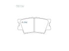 Pastilha de Freio Traseira WILLTEC para Toyota Rav4 2.0 2.4 2007 até 2019 - Cod. FP808