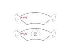Pastilha de Freio Dianteira WILLTEC para Ford Ka 1.6 8V 2001 até 2009 - Cod. PW65
